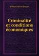 Criminalite et conditions economiques, Willem Adriaan Bonger 
