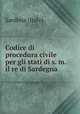Codice di procedura civile per gli stati di s. m. il re di Sardegna, Sardinia (Italy) 