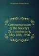 Commemoration of the Society