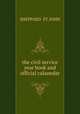 the civil service year book and official calanedar., SHEPPARD & ST. JOHN 