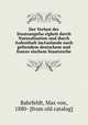 Der Verlust der Staatsangeho?rigkeit durch Naturalisation und durch Aufenthalt imAuslande nach geltendem deutschem und franzo?sischem Staatsreche, Bahrfeldt, Max von, 1880- [from old catalog] 