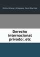 Derecho internacional privado: .etc., Emilio Minana y Villagrasa 