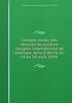 Compte-rendu des seances du sixieme Congres international de zoologie, tenu a Berne du 14 au 19 aout 1904, International Congress of Zoology (6th : 1904 : Bern) 