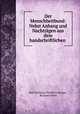 Der Menschheitbund: Nebst Anhang und Nachtragen aus dem handschriftlichen ., Karl Christian Friedrich Krause , Richard Vetter 