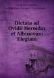 Dictata ad Ovidii Heroidas et Albinovani Elegiam, David Ruhnkenius , Friedrich Traugott Friedemann 