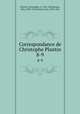 Correspondance de Christophe Plantin. 8-9, 