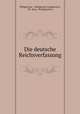 Die deutsche Reichsverfassung, Philipp Zorn , Philipp Karl Ludwig Zorn, Ph. Zorn, Ph [ilipp] Zorn 