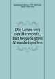 Die Lehre von der Harmonik, mit beigefu?gten Notenbeispielen, Hauptmann, Moritz, 1792-1868,Paul, Oscar, 1836-1898 