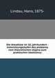 Die theodicee im 18. jahrhundert : entwicklungsstufen des problems vom theoretischen dogma zum praktischen idealismus, Lindau, Hans, 1875- 