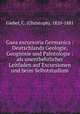 Gaea excursoria Germanica : Deutschlands Geologie, Geognosie und Palntologie : als unentbehrlicher Leitfaden auf Excursionen und beim Selbststudium, Giebel, C. (Christoph), 1820-1881 