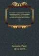 Zoologie et palntologie franses (animaux vertr) : ou nouvelles recherches sur les animaux vivants et fossiles de la France. t.2, Gervais, Paul, 1816-1879 