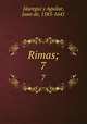 Rimas;. 7, Juan Jauregui y Aguilar 