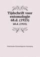 Tijdschrift voor entomologie. 68.d. (1925), Nederlandse Entomologische Vereniging 