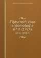 Tijdschrift voor entomologie. 67.d. (1924), Nederlandse Entomologische Vereniging 