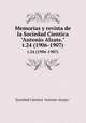 Memorias y revista de la Sociedad Cientica "Antonio Alzate.". t.24 (1906-1907), Sociedad Cientica "Antonio Alzate." 