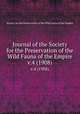 Journal of the Society for the Preservation of the Wild Fauna of the Empire. v.4 (1908), Society for the Preservation of the Wild Fauna of the Empire 
