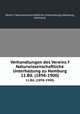 Verhandlungen des Vereins f Naturwissenschaftliche Unterhaltung zu Hamburg. 11.Bd. (1898-1900), Verein f Naturwissenschaftliche Unterhaltung (Hamburg, Germany) 