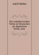 Die reduplicirenden Verba im Deutschen als abgeleitete Verba; eine ., Adolf Moller 