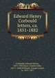 Edward Henry Corbould letters, ca. 1851-1882, Corbould, Edward Henry, 1815-1905,Kean, Charles John, 1811?-1868,Williams, Joseph Lionel, ca. 1815-1877 