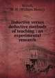 Inductive versus deductive methods of teaching : an experimental research, Winch, W. H. (William Henry) 