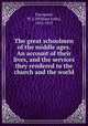 The great schoolmen of the middle ages. An account of their lives, and the services they rendered to the church and the world, Townsend, W. J. (William John), 1835-1915 