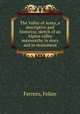 The Valley of Aosta, a descriptive and historica; sketch of an Alpine valley noteworthy in story and in monument, Ferrero, Felice 