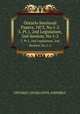 Ontario Sessional Papers, 1873, No.1-2. 5, Pt.1, 2nd Legislature, 2nd Session, No.1-2, Ontario. Legislative Assembly 