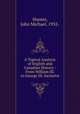 A Topical Analysis of English and Canadian History : From William III. to George III. Inclusive, Hunter, John Michael, 1932- 