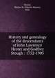 History and genealogy of the descendants of John Lawrence Hester and Godfrey Stough : 1752-1905, Hester, Martin M. (Martin Mason), 1822- 