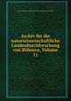 Archiv fur die naturwissenschaftliche Landesdurchforschung von Bohmen, Volume 11, Oba komitety pro prirodovedecky vyzkum zeme Ceske 