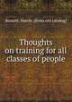 Thoughts on training for all classes of people, Hattie Bassett 