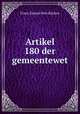 Artikel 180 der gemeentewet, Frans Eduard Pels Rijcken 