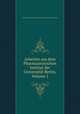 Arbeiten aus dem Pharmazeutischen Institut der Universitat Berlin, Volume 1, Humboldt-Universitat zu Berlin. Pharmazeutisches Institut 