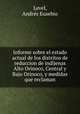 Informe sobre el estado actual de los distritos de reduccion de indi?jenas Alto Orinoco, Central y Bajo Orinoco, y medidas que reclaman, Andre?s Eusebio Level 
