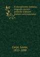 Il risorgimento italiano; biografie storico-politiche d