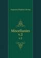 Miscellanies. v.2, Augustus Hopkins Strong 