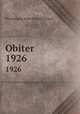 Obiter. 1926, Bloomsburg State Normal School 
