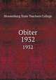 Obiter. 1932, Bloomsburg State Teachers College 