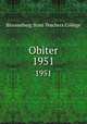 Obiter. 1951, Bloomsburg State Teachers College 