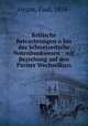 Kritische Betrachtungen u?ber das Schweizerische Notenbankwesen : mit Beziehung auf den Pariser Wechselkurs, Gygax, Paul, 1874- 
