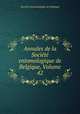 Annales de la Societe entomologique de Belgique, Volume 42, 