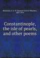 Constantinople, the isle of pearls, and other poems, Benjamin, S. G. W. (Samuel Greene Wheeler), 1837-1914 