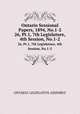 Ontario Sessional Papers, 1894, No.1-2. 26, Pt.1, 7th Legislature, 4th Session, No.1-2, Ontario. Legislative Assembly 
