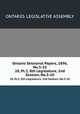 Ontario Sessional Papers, 1896, No.5-10. 28, Pt.2, 8th Legislature, 2nd Session, No.5-10, Ontario. Legislative Assembly 