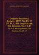 Ontario Sessional Papers, 1897, No.13-17. 29, Pt.5, 8th Legislature, 3rd Session, No.13-17, Ontario. Legislative Assembly 