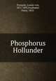 Phosphorus Hollunder, Louise von Francois 