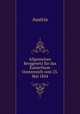 Allgemeines Berggesetz fur das Kaiserthum Oesterreich vom 23. Mai 1854, Austria 