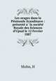 Les orages dans la Pe?ninsule Scandinave : pre?sente? a? la socie?te? Royale des Sciences d