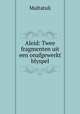 Aleid: Twee fragmenten uit een onafgewerkt blyspel, Multatuli 