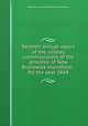 Seventh annual report of the railway commissioners of the province of New Brunswick microform : for the year 1864, New Brunswick. Railway Commissioners 
